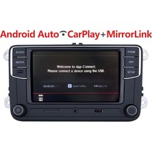 Volkswagen Rcd 330 Dokunmatik Multimedya Ünitesi – Carplay / Android Auto Destekli – Passat B5-B6 / Jetta Mk5-Mk6 / Amarok / cc / Beetle / Golf Mk5-Mk6 Uyumlu