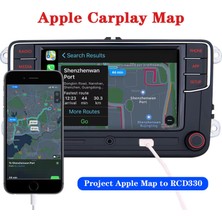Volkswagen Rcd 330 Dokunmatik Multimedya Ünitesi – Carplay / Android Auto Destekli – Passat B5-B6 / Jetta Mk5-Mk6 / Amarok / cc / Beetle / Golf Mk5-Mk6 Uyumlu