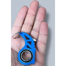 Keyrambit Rulmanlı Mavi Dönen Anahtarlık – 1 Adet