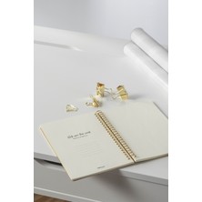A5 Spiralli Karton Kapak 2’li Set, 1 Çizgili - 1 Çizgisiz Okul Defteri, 148 Sayfa, Mandalalı, Ayıcık