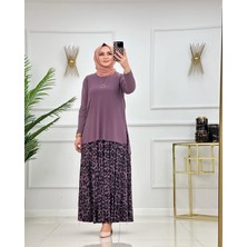 Leopar Desenli Sandy Etekli Takım