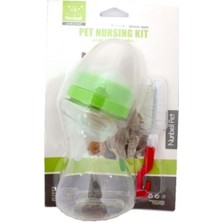 Turkuaz Renkli 150ML Kedi ve Köpek Biberonu, Pratik ve Şık Tasarım