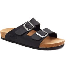 Fly Soft S903 Poli Hafif Taban Çift Toka Erkek Terlik Siyah