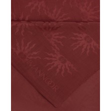 Imannoor Güneş Doğarken Bordo Shiny Jakar Şal : 251-3028-023