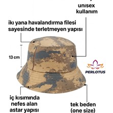 Perlotus Unisex Mikro Kumaş Yazlık Kova Şapka Havalandırmalı, Terletmeyen Ince Bucket
