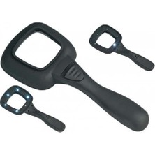 6 Ledli ve Mor Işıklı Büyüteç 60MM