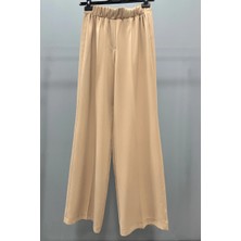 Sentez Colmar Beli Lastikli Geniş Pantolon Camel 5580