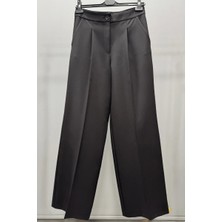 Sentez Palazzo Geniş Paça Pantolon Siyah 5578
