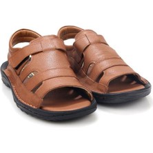 Pisagor PS-33720 Erkek Ortopedik Deri Sandalet