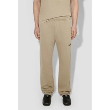 Vintage Bej Renkli Community Sweatpants - 100% Pamuklu, Şık ve Rahat