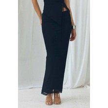 Inaya Düşük Bel Maxi Etek - Esnek Bel ve Kadife Doku ile Şıklığı Yakalayın