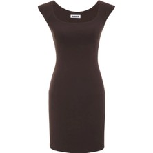 Be Mine Mini Çikolata Elbise - Yumuşak, Vücuda Oturan ve Hafif Tasarım