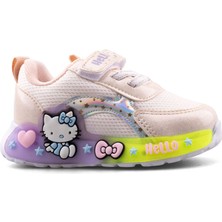 Kindep Picasso 120 Bebe Anrk Işıklı Bebe Spor Ayakkabı Pudra