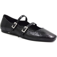 Kidep Cico Çift Atkılı Kadın Babet Siyah