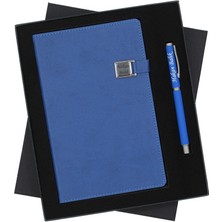 Kişiye Özel Exlucive Özel Kutuda Defter ve Roller Kalem Seti