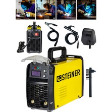 Steiner 250 Amper Inverter Mega Stick Çift Kartlı Hava Soğutmalı Dijital Göstergeli Çanta Kaynak Makinesi