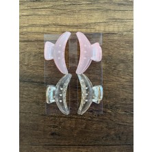 Kadın Kız Çocuk 4'lü Mandal Toka Seti Kıskaçlı Toka Orta Boy Renkli Rengarenk