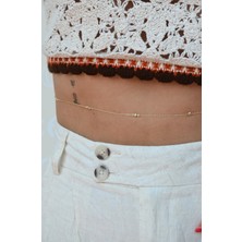 Sacce Scarves & Accessories Yıldız Detaylı Zarif Bel Zinciri Bel Kolyesi