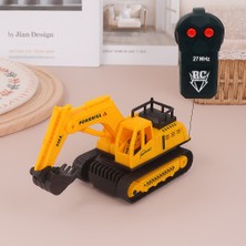 Lrs Store Oyuncak Uzaktan Kumandalı Iş Makinesi Kepçe Işıklı Ekskavatör Çift Fonksiyonlu