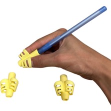 3’lü Pastel Kolay Kalem Tutma Yazı Alıştırma Aparatı’ Ergonomik Algısal Motor Gelişim