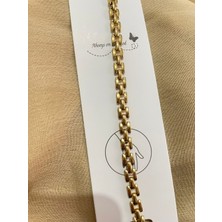 Çelik Bileklik Gold Renk