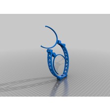 BYR Kulaklık Kafa Bandı Yeniden Tasarımı Sürüm 3 (Sadece Plastik Aparattır!!!) 3D