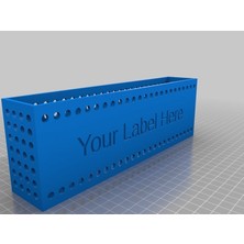 BYR Özelleştirilebilir Etiketli Konteyner 2 (Sadece Plastik Aparattır!!!) 3D