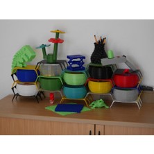 BYR Yüzlenmiş Kase Için Raf Sistemi (Sadece Plastik Aparattır!!!) 3D