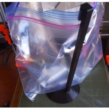 BYR  Zip Kilit Çanta Tutucu (Sadece Plastik Aparattır) 3D