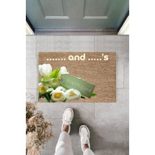 Dijital Baskı Kişiye Özel Iç Kapı Dekorasyon Paspas  PS11263