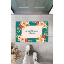 Dijital Baskı Kişiye Özel Iç Kapı Dekorasyon Paspas  PS11286