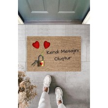 Dijital Baskı Kişiye Özel Iç Kapı Dekorasyon Paspas  PS11252