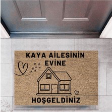 Kapı Önü Paspası Dekoratif Dijital Baskı Kişiye Özel P-2443