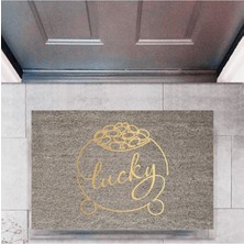 Kapı Önü Paspası Dekoratif Dijital Baskı Lucky P-2362