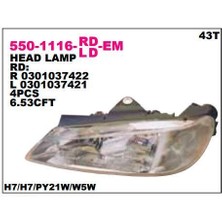 DEPO-550-1116R-LD-EM - On Far Sag Peugeot 406 96-99