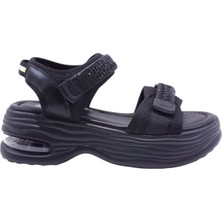 Payetli Platform Sandalet 25Y417-1 ( Kalıbı 1 Numara Küçüktür )