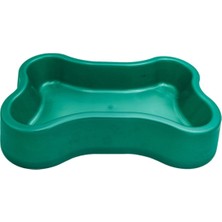 Renkli Kemik Şekilli Plastik Köpek Mama Kabı, Şık ve Kullanışlı Tasarım