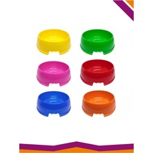 Orta Boy Kedi ve Köpek Mama ve Su Kabı, 1 Litre, Mavi Renk