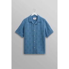 Didcot Mavi Yaman Elbise Gömlek | Rahat, Yumuşak ve Şık Tasarım