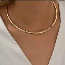 Altın Kaplama Zarif Choker