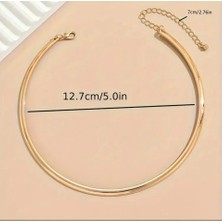 Altın Kaplama Zarif Choker