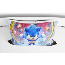 Sonic 3D Dijital Baskılı Tek Kişilik Çocuk Çarşafsız Nevresim Takımı