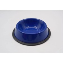 Mavi Çelik Kedi ve Köpek Mama ve Su Kabı 16 Cm, Sağlam ve Şık Tasarım