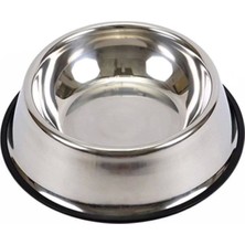 Çelik Mama ve Su Kabı, Kaydırmaz Taban, Renkli, Dayanıklı, Pratik Kullanım