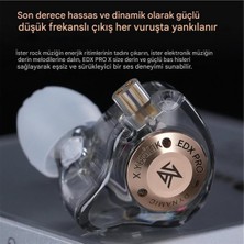 Sipariş Vakti Kz Edx Pro x 1dd 10MM Kulak Içi Kulaklık Mikrofonlu ve Type C Dönüştücü Kablo