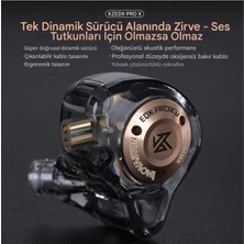 Sipariş Vakti Kz Edx Pro x 1dd 10MM Kulak Içi Kulaklık Mikrofonlu ve Type C Dönüştücü Kablo