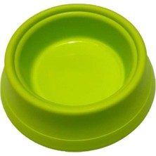 Yeşil Plastik Mama Kabı, Kedi ve Köpekler Için Sağlıklı ve Şık Tasarım