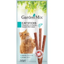 Garden Mix Somonlu Kedi Stick Ödül 3 x 5gr x 5 Adet Sptgl