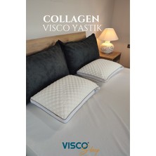 Visco Kolajen Yastık Ortopedik Visko Yastık 60X40X15 cm