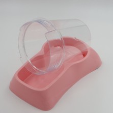 Pembe Renk Mama ve Su Kabı, 2.5 Litre, Şık ve Kullanışlı Evcil Hayvan Gereçleri